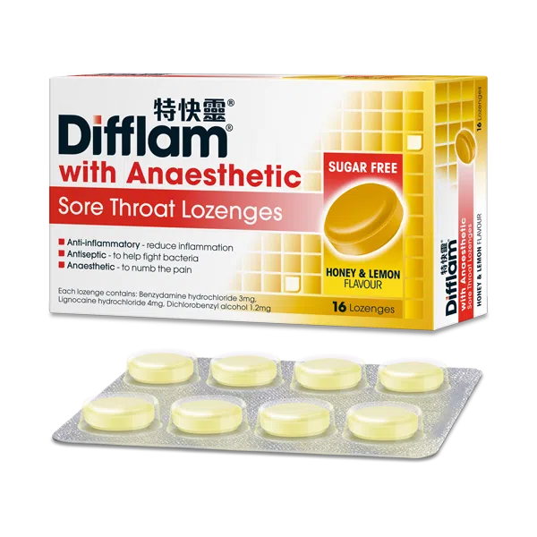 特快靈消炎鎮痛喉糖 - 檸檬蜂蜜